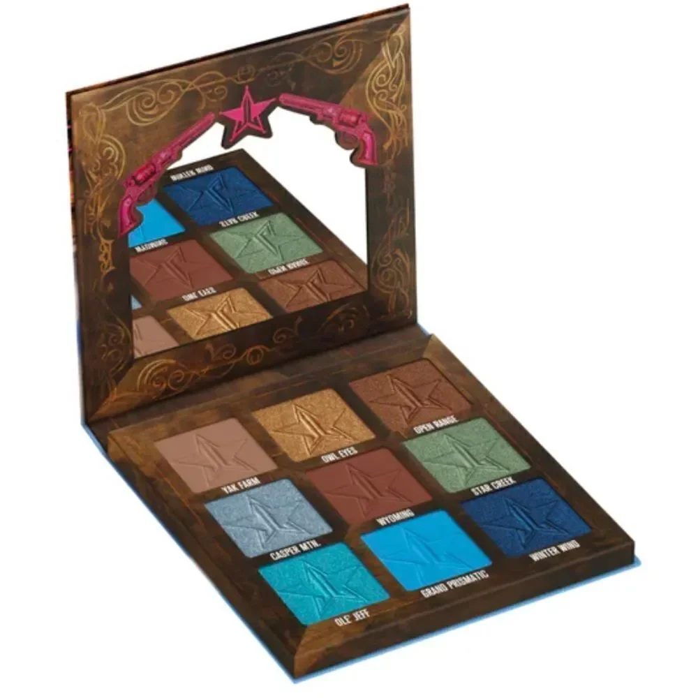 NIB Jeffree Star Mini Star Ranch Eyeshadow Pallet & Velvet Trap Lipstick - Wine